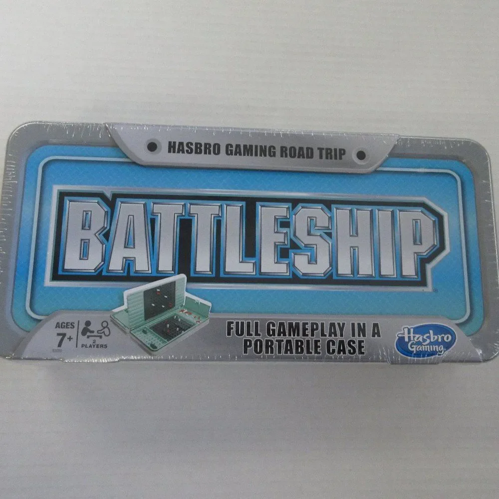 HASBRO BATTLESHIP Gaming Road Trip Full Game Play Portable Case Factory Seal NEW